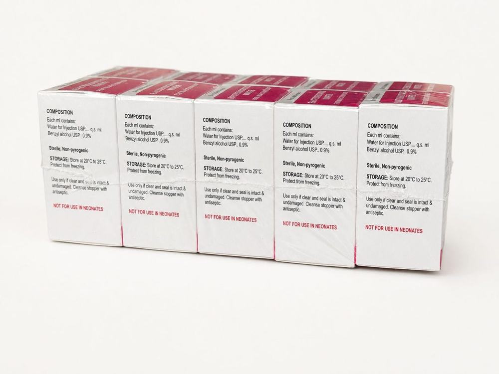 Carton back panels showing composition and storage